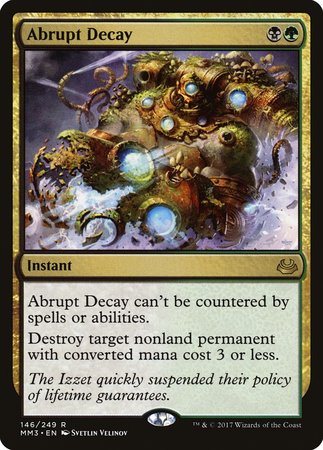 Abrupt Decay [Modern Masters 2017] | Empire Gaming NC