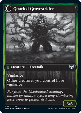 Dormant Grove // Gnarled Grovestrider [Innistrad: Double Feature] | Empire Gaming NC