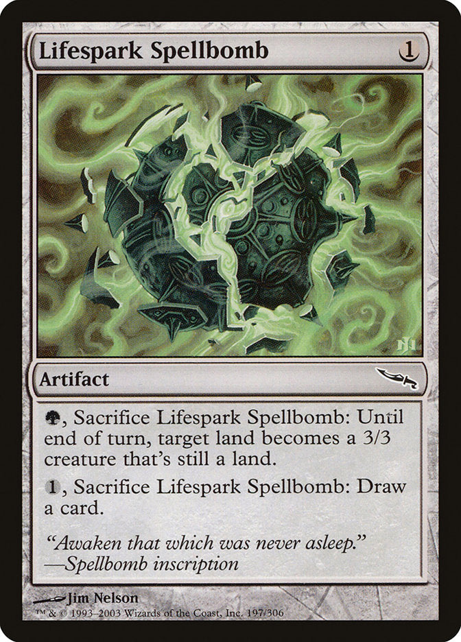 Lifespark Spellbomb [Mirrodin] | Empire Gaming NC