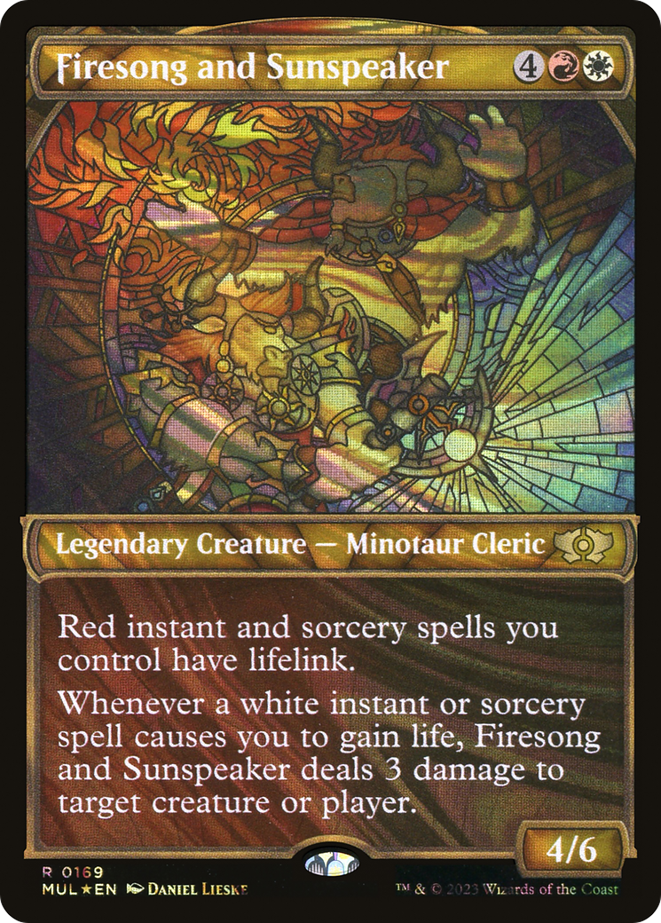 Firesong and Sunspeaker (Halo Foil) [Multiverse Legends] | Empire Gaming NC