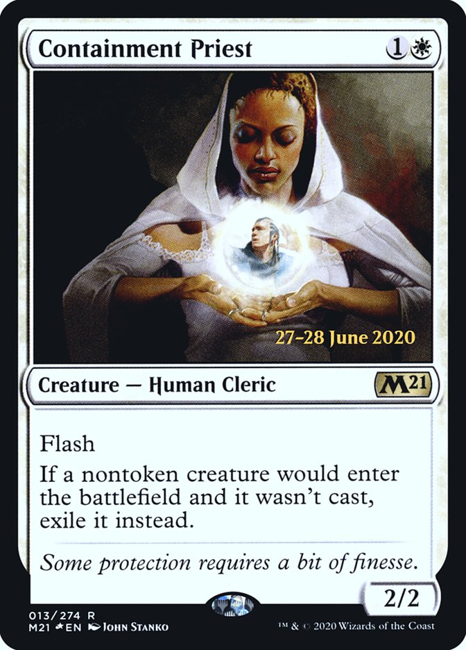 Containment Priest  [Core Set 2021 Prerelease Promos] | Empire Gaming NC