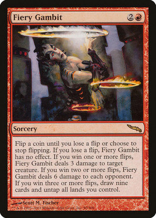 Fiery Gambit [Mirrodin] | Empire Gaming NC