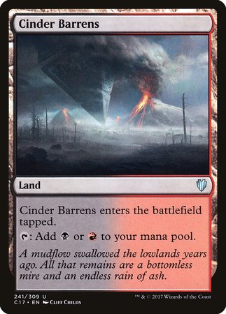 Cinder Barrens [Commander 2017] | Empire Gaming NC