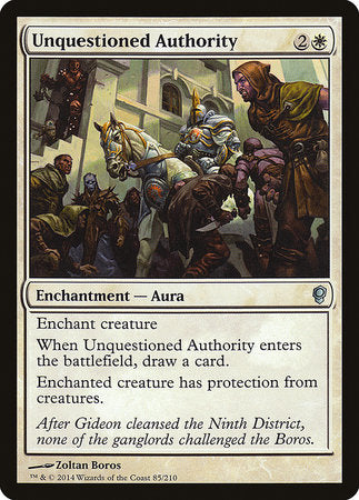 Unquestioned Authority [Conspiracy] | Empire Gaming NC