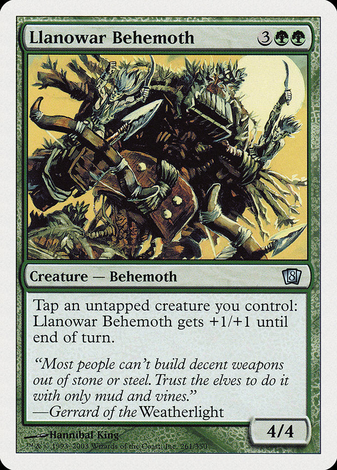 Llanowar Behemoth [Eighth Edition] | Empire Gaming NC