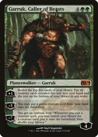 Garruk, Caller of Beasts [Magic 2014] | Empire Gaming NC