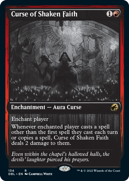 Curse of Shaken Faith [Innistrad: Double Feature] | Empire Gaming NC