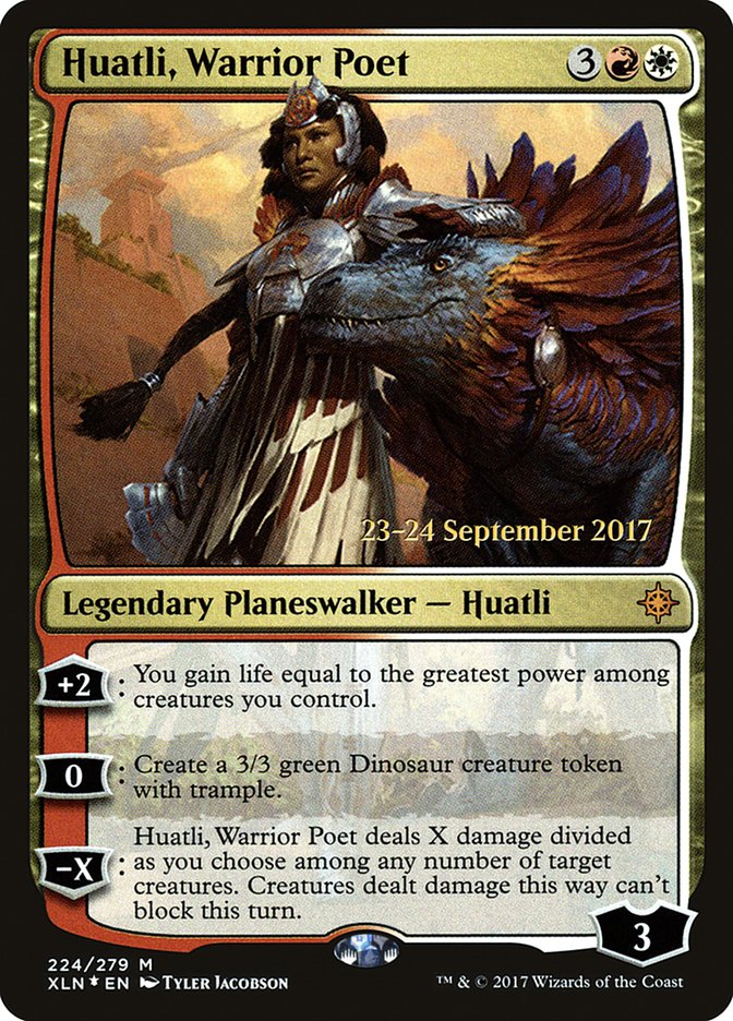 Huatli, Warrior Poet [Ixalan Promos] | Empire Gaming NC