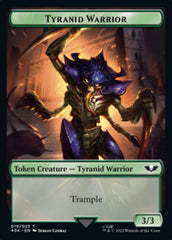 Tyranid (017) // Tyranid Warrior Double-sided Token (Surge Foil) [Universes Beyond: Warhammer 40,000 Tokens] | Empire Gaming NC
