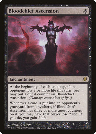 Bloodchief Ascension [Zendikar] | Empire Gaming NC