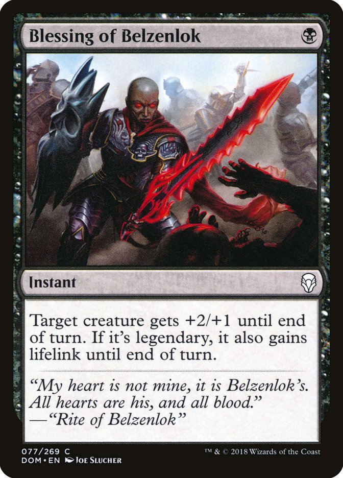 Blessing of Belzenlok [Dominaria] | Empire Gaming NC