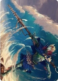 Tazeem Roilmage Art Card [Zendikar Rising Art Series] | Empire Gaming NC