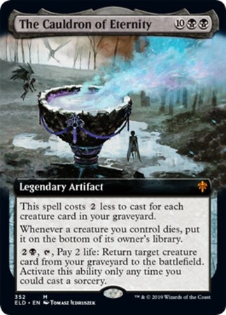 The Cauldron of Eternity (Extended Art) [Throne of Eldraine] | Empire Gaming NC