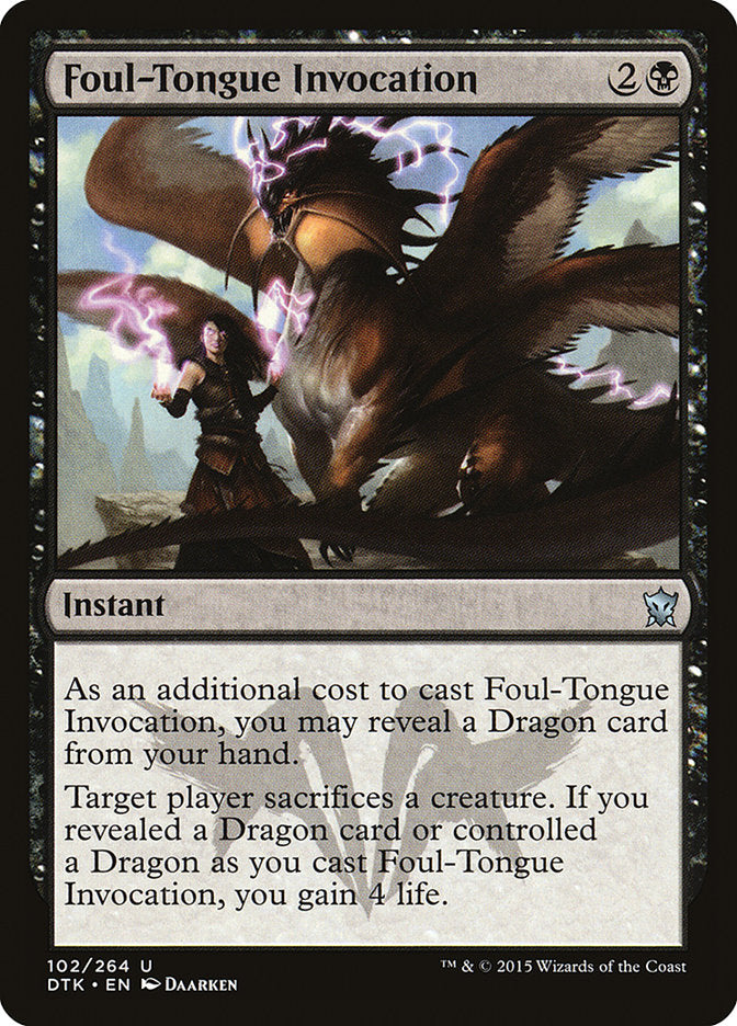 Foul-Tongue Invocation [Dragons of Tarkir] | Empire Gaming NC