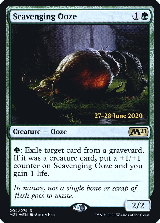 Scavenging Ooze  [Core Set 2021 Prerelease Promos] | Empire Gaming NC