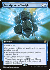 Inscription of Insight (Extended Art) [Zendikar Rising] | Empire Gaming NC