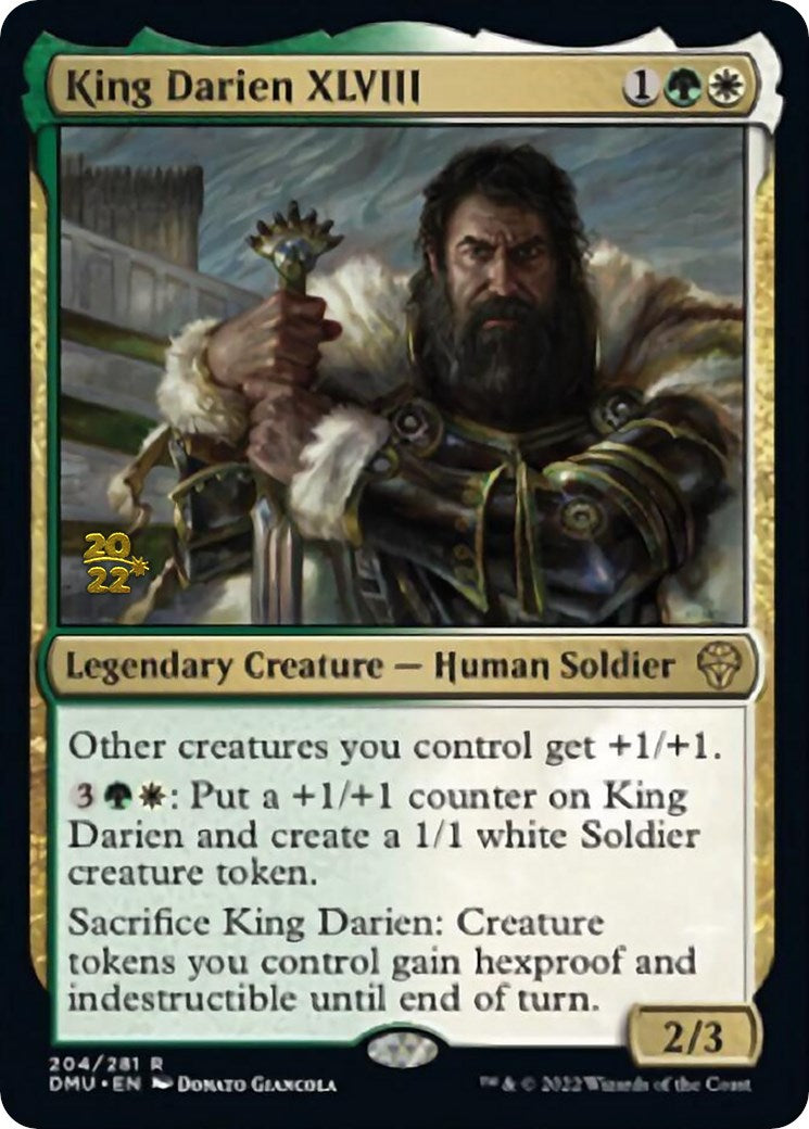 King Darien XLVIII [Dominaria United Prerelease Promos] | Empire Gaming NC