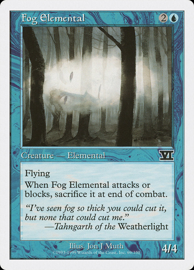 Fog Elemental [Classic Sixth Edition] | Empire Gaming NC