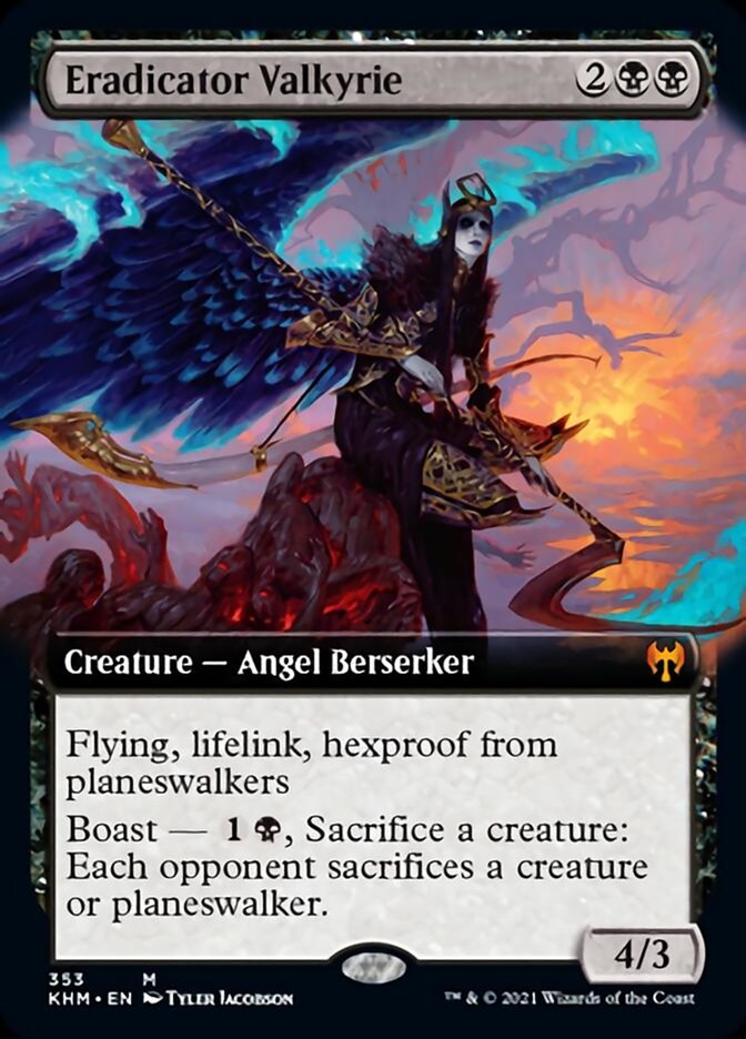 Eradicator Valkyrie (Extended Art) [Kaldheim] | Empire Gaming NC