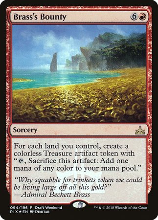 Brass's Bounty [Rivals of Ixalan Promos] | Empire Gaming NC