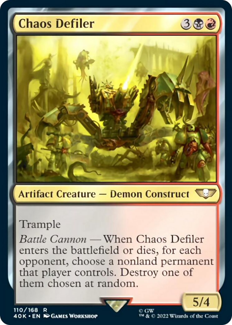 Chaos Defiler (Surge Foil) [Universes Beyond: Warhammer 40,000] | Empire Gaming NC