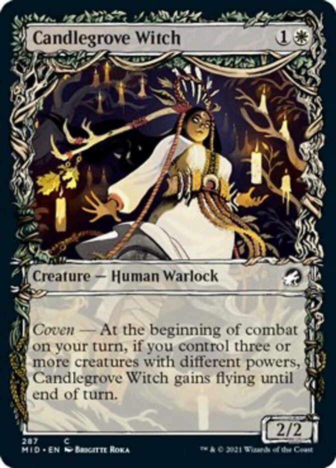 Candlegrove Witch (Showcase Equinox) [Innistrad: Midnight Hunt] | Empire Gaming NC