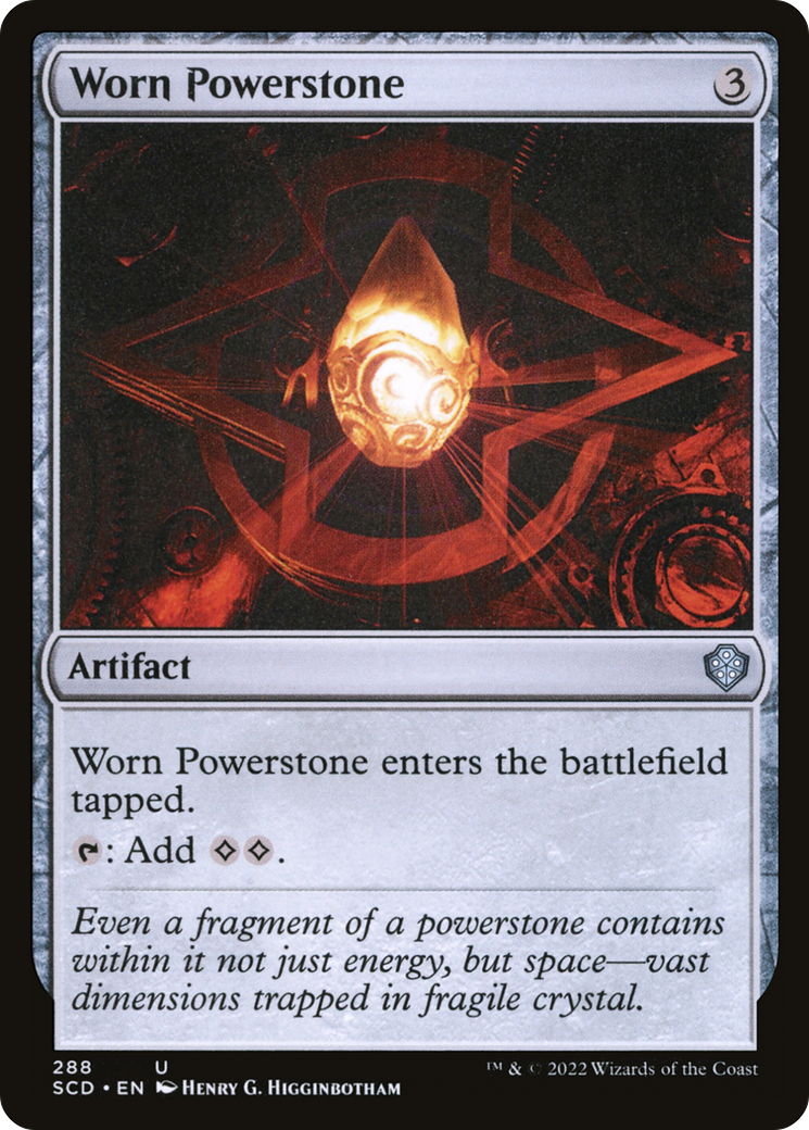 Worn Powerstone [Starter Commander Decks] | Empire Gaming NC