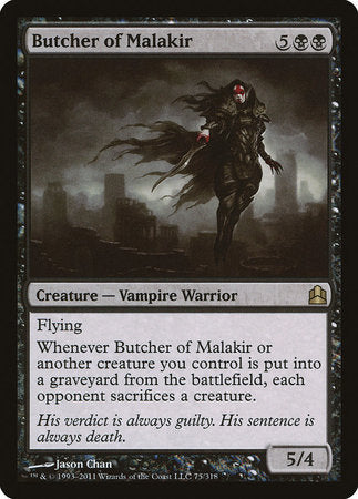 Butcher of Malakir [Commander 2011] | Empire Gaming NC