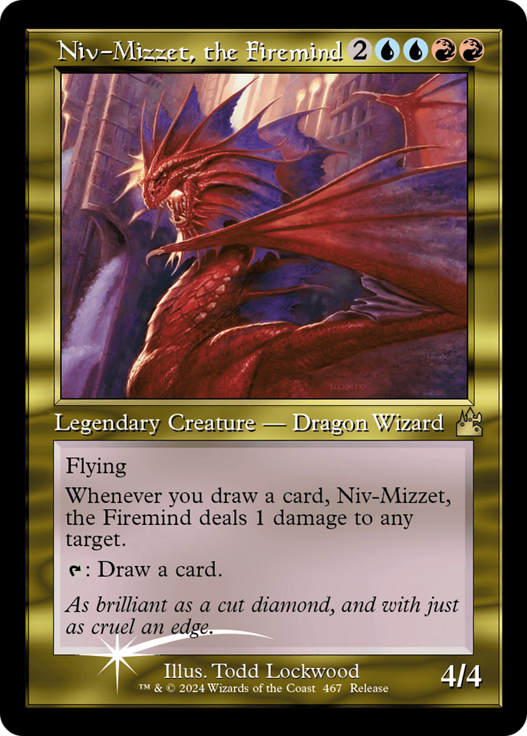 Niv-Mizzet, the Firemind (Retro Frame) [Ravnica Remastered] | Empire Gaming NC