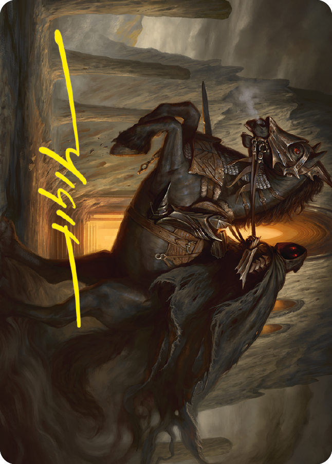 Nazgul Art Card (Gold-Stamped Signature) [The Lord of the Rings: Tales of Middle-earth Art Series] | Empire Gaming NC
