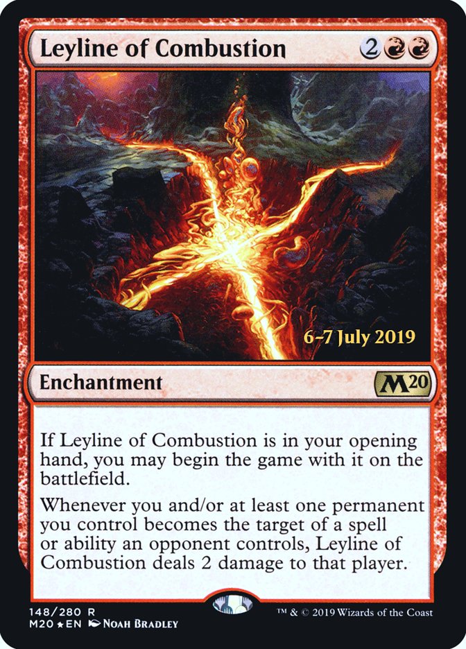 Leyline of Combustion  [Core Set 2020 Prerelease Promos] | Empire Gaming NC