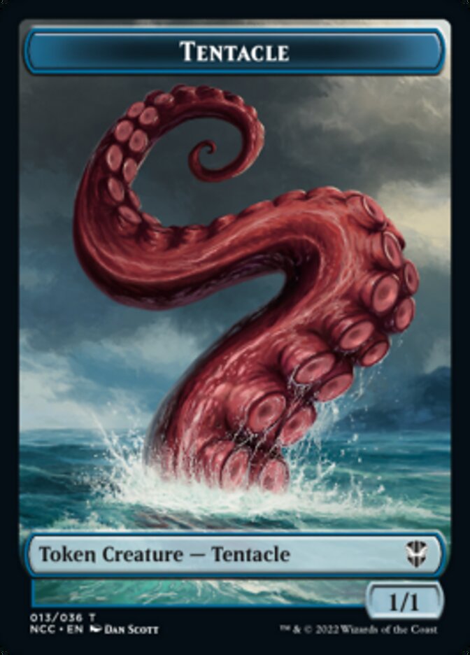 Tentacle // Clue Double-sided Token [Streets of New Capenna Commander Tokens] | Empire Gaming NC