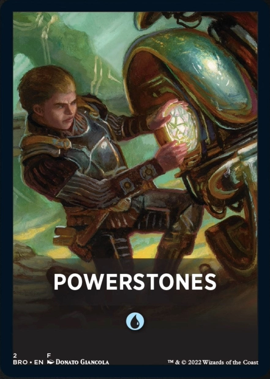 Powerstones Theme Card [The Brothers' War Tokens] | Empire Gaming NC