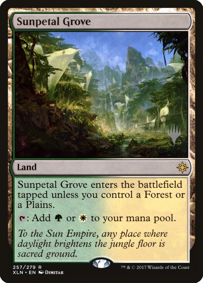 Sunpetal Grove [Ixalan Promos] | Empire Gaming NC