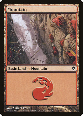 Mountain (245a) [Zendikar] | Empire Gaming NC