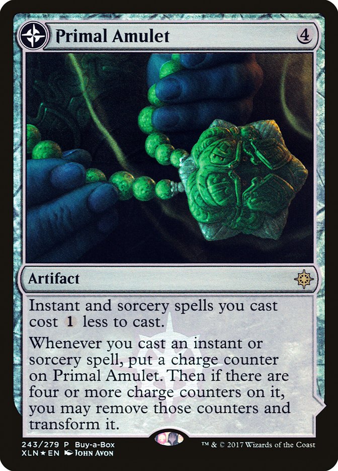 Primal Amulet // Primal Wellspring (Buy-A-Box) [Ixalan Treasure Chest] | Empire Gaming NC