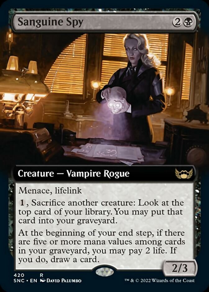 Sanguine Spy (Extended Art) [Streets of New Capenna] | Empire Gaming NC