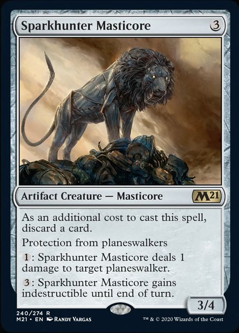 Sparkhunter Masticore [Core Set 2021] | Empire Gaming NC