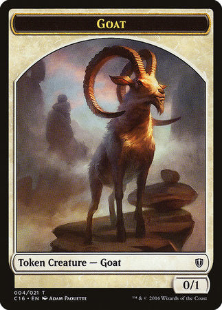 Goat // Thopter Double-sided Token [Commander 2016 Tokens] | Empire Gaming NC