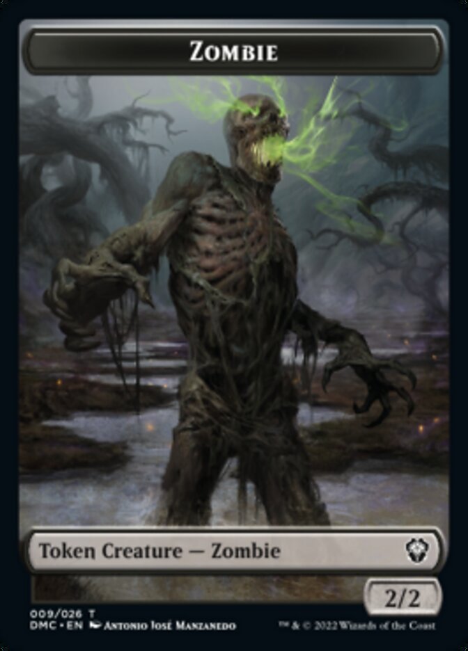 Soldier // Zombie Double-sided Token [Dominaria United Tokens] | Empire Gaming NC