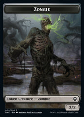 Bird (002) // Zombie Double-sided Token [Dominaria United Tokens] | Empire Gaming NC