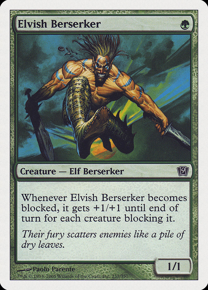 Elvish Berserker [Ninth Edition] | Empire Gaming NC