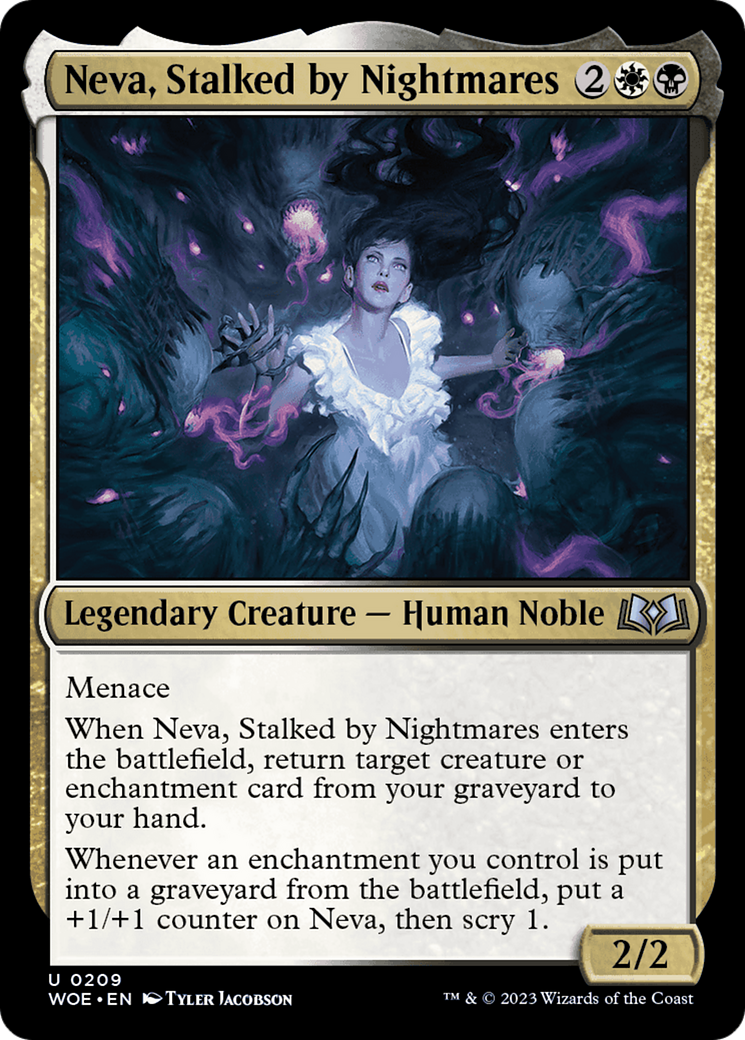 Neva, Stalked by Nightmares [Wilds of Eldraine] | Empire Gaming NC