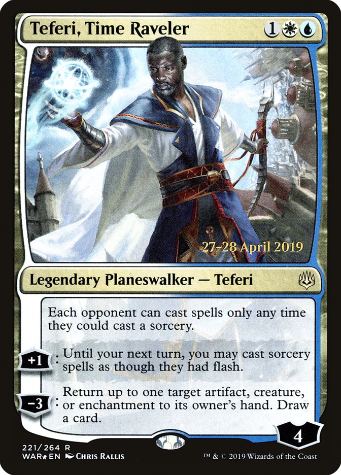 Teferi, Time Raveler  [War of the Spark Prerelease Promos] | Empire Gaming NC