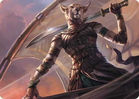 Mirri, Weatherlight Duelist Art Card [Commander Masters Art Series] | Empire Gaming NC