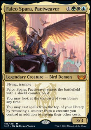 Falco Spara, Pactweaver (Promo Pack) [Streets of New Capenna Promos] | Empire Gaming NC