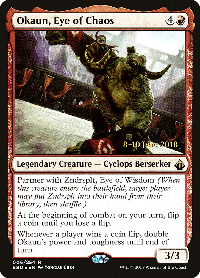 Okaun, Eye of Chaos [Battlebond Promos] | Empire Gaming NC