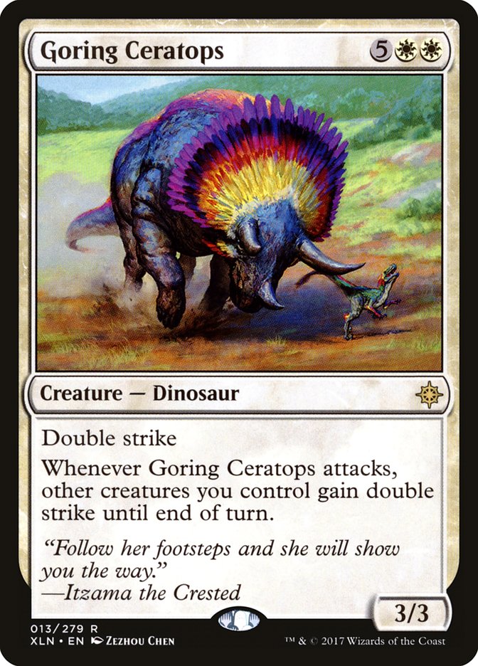 Goring Ceratops [Ixalan] | Empire Gaming NC