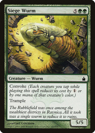 Siege Wurm [Ravnica: City of Guilds] | Empire Gaming NC