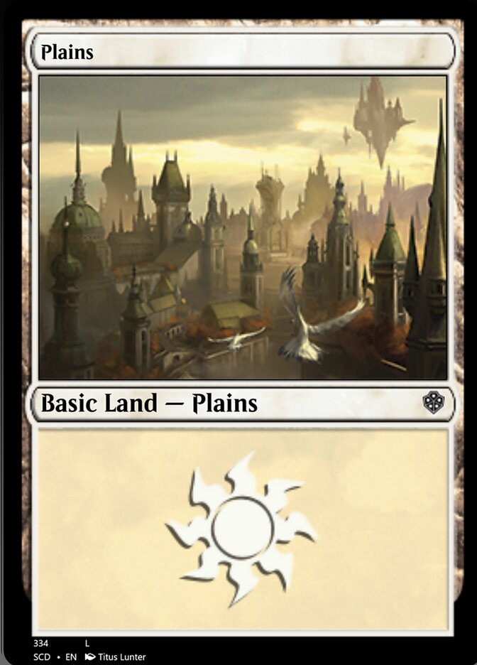 Plains (334) [Starter Commander Decks] | Empire Gaming NC